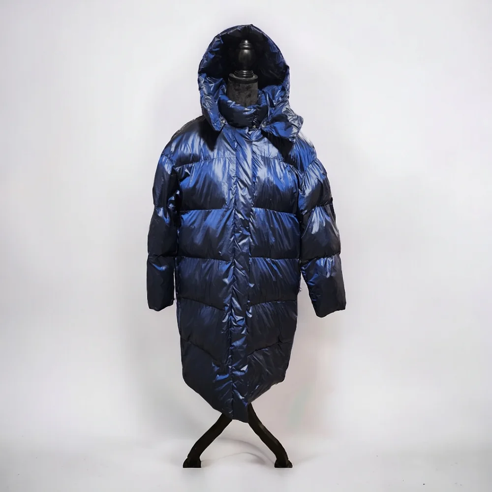 Fabletics Adeline Shine Oversize Long Puffer Coat XL - Picture 2 of 10